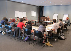 Latin Academy instructors and students