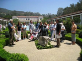 K-12 teachers learn about the function of garden sculpture in an ancient Roman villa.