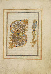Decorated Initial SI / Ottonian