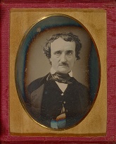 Portrait of Edgar Allan Poe, 1849, maker unknown, daguerreotype. The J. Paul Getty Museum