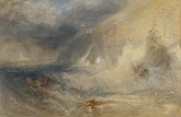 Longship's Lighthouse, Land's End, ca. 1834-1835, J. M. W. Turner, oil on canvas, The J. Paul Getty Museum