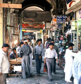 Bazaar in Bombay