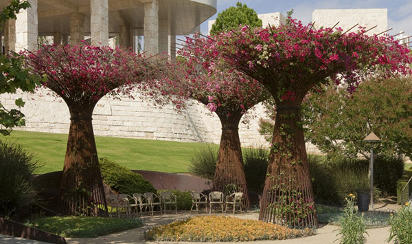 April at the Getty