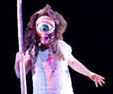 The Cyclops in Boxtales' theatrical version of the Odyssey
