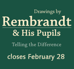 Last chance for Drawings by Rembrandt - closes February 28
