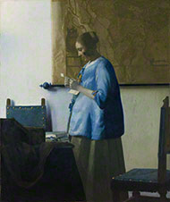 Vermeer's masterpiece Woman in Blue - through March 31