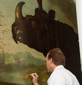 Mark Leonard working on Rhinoceros