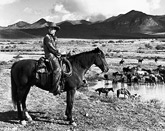 Still from Howard Hawks's Red River (1948)