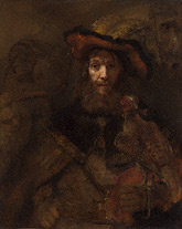 Rembrandt's portrait of Saint Bavo on view now