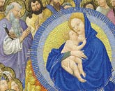 The Heavenly Host in the Belles Heures / Limbourg