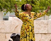 Storyteller Victoria Burnett at the Getty Center