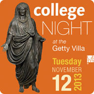 College Night at the Getty Villa - November 12