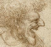 Caricature of a Man with Bushy Hair / Leonardo da Vinci