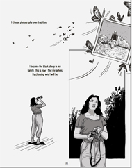 An illustration from <em>Photographic: The Life of Graciela Iturbide</em>