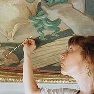 Murals and bas-reliefs by John Singer Sargent in the rotunda of the Museum of Fine Arts, Boston