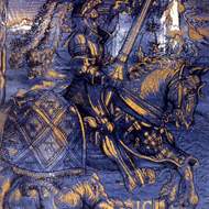 A Standard Bearer with a Banner, Hans Sch&auml;ufelein