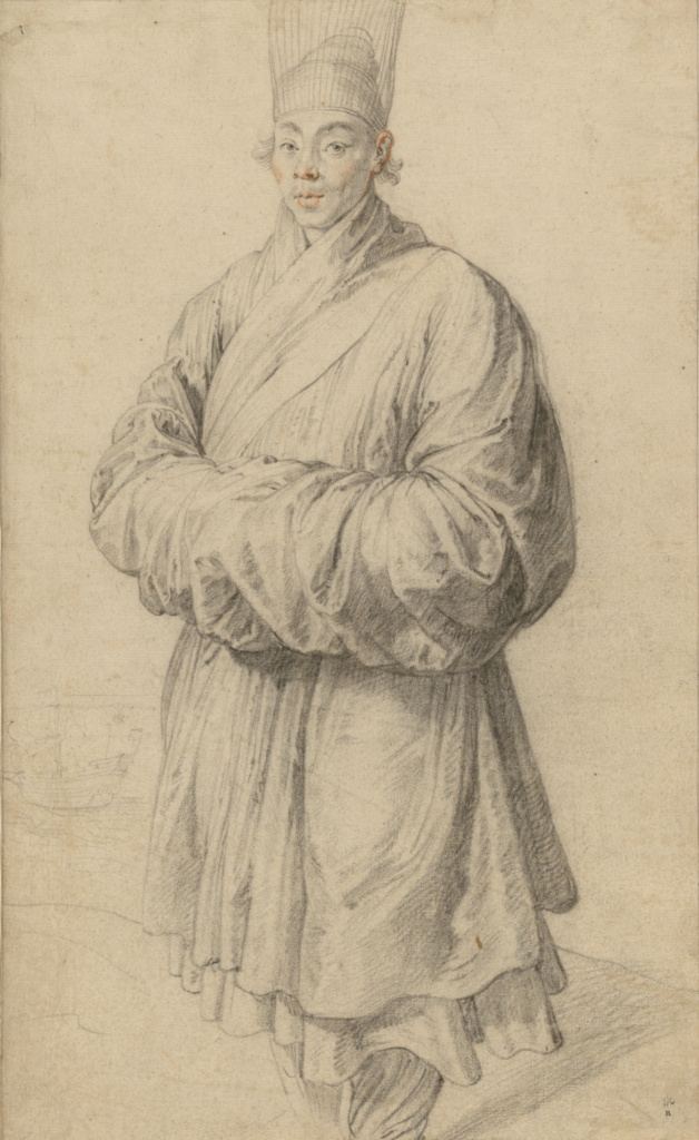 Man In Korean Costume Getty Museum 