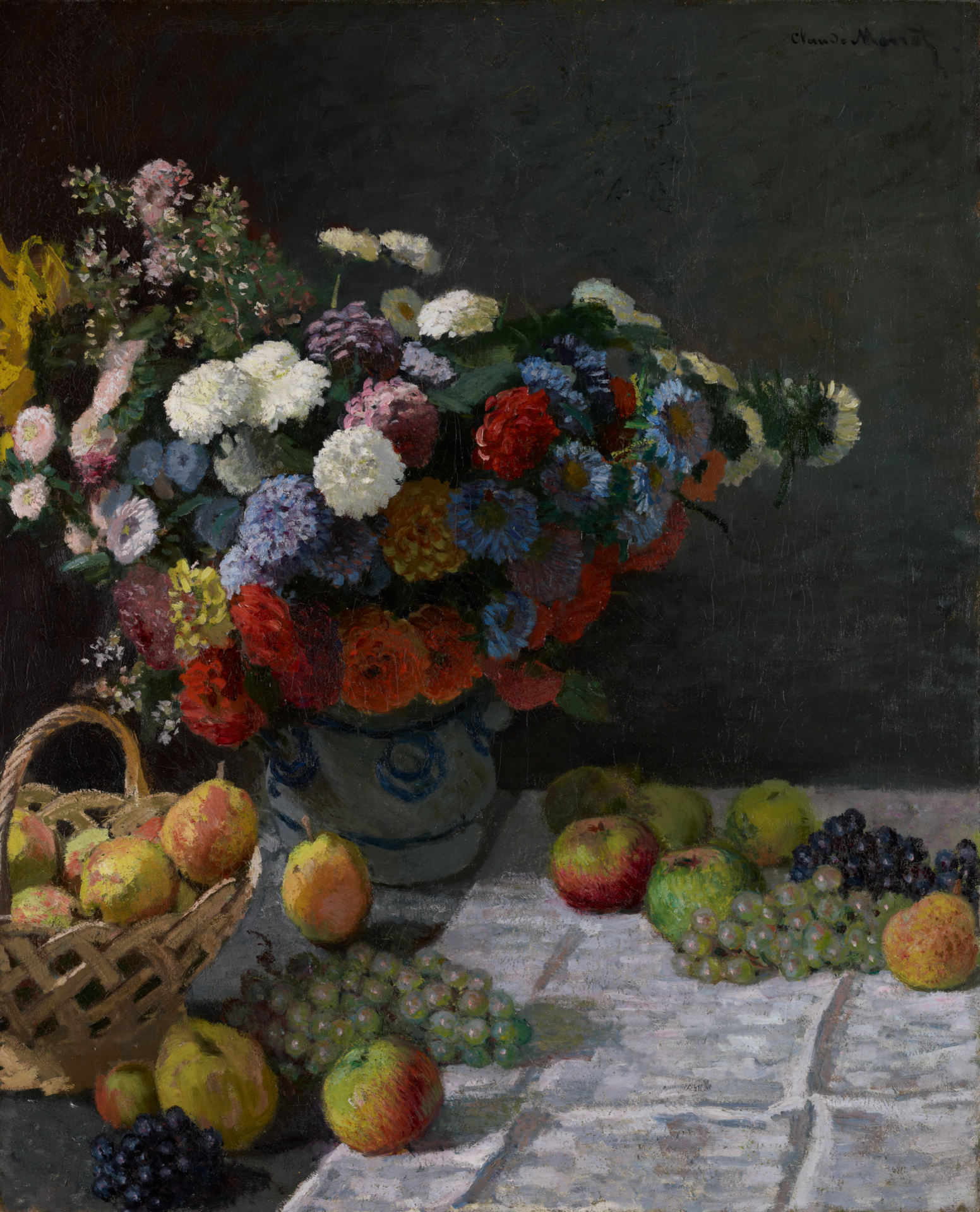 Still Life with Flowers and Fruit (Getty Museum)