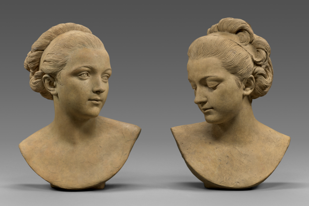 Ideal Female Heads; Augustin Pajou (French, 1730 - 1809); Various, see extensions; Terracotta; 87.SC.114 No description of this image is available.
