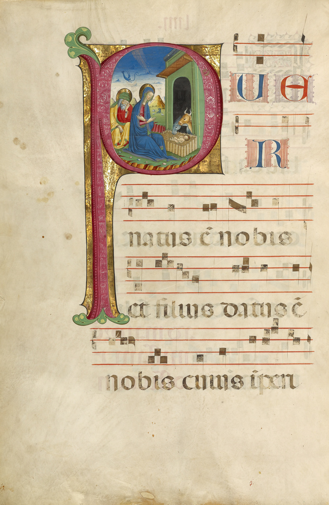 Gradual; Unknown; about 1460–1480; Tempera colors, gold leaf, and ink on parchment bound between wood boards covered with brown morocco; Leaf: 60.3 × 44 cm (23 3/4 × 17 5/16 in.); Ms. Ludwig VI 2 (83.MH.85); Rights Statement: No Copyright - United States Gradual; Unknown; about 1460–1480; Tempera colors, gold leaf, and ink on parchment bound between wood boards covered with brown morocco; Leaf: 60.3 × 44 cm (23 3/4 × 17 5/16 in.); Ms. Ludwig VI 2 (83.MH.85); Rights Statement: No Copyright - United States