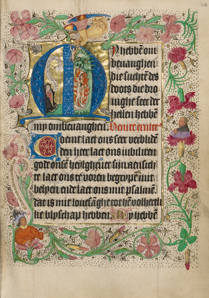 Initial M: A Kneeling Woman in Prayer; Master of Evert Zoudenbalch (Dutch, active 3rd quarter of 15th century); about 1460; Tempera and gold leaf on parchment; Leaf: 16.4 × 11.7 cm (6 7/16 × 4 5/8 in.); Ms. Ludwig IX 10 (83.ML.106), fol. 202; Rights Statement: No Copyright - United States Initial M: A Kneeling Woman in Prayer; Master of Evert Zoudenbalch (Dutch, active 3rd quarter of 15th century); about 1460; Tempera and gold leaf on parchment; Leaf: 16.4 × 11.7 cm (6 7/16 × 4 5/8 in.); Ms. Ludwig IX 10 (83.ML.106), fol. 202; Rights Statement: No Copyright - United States