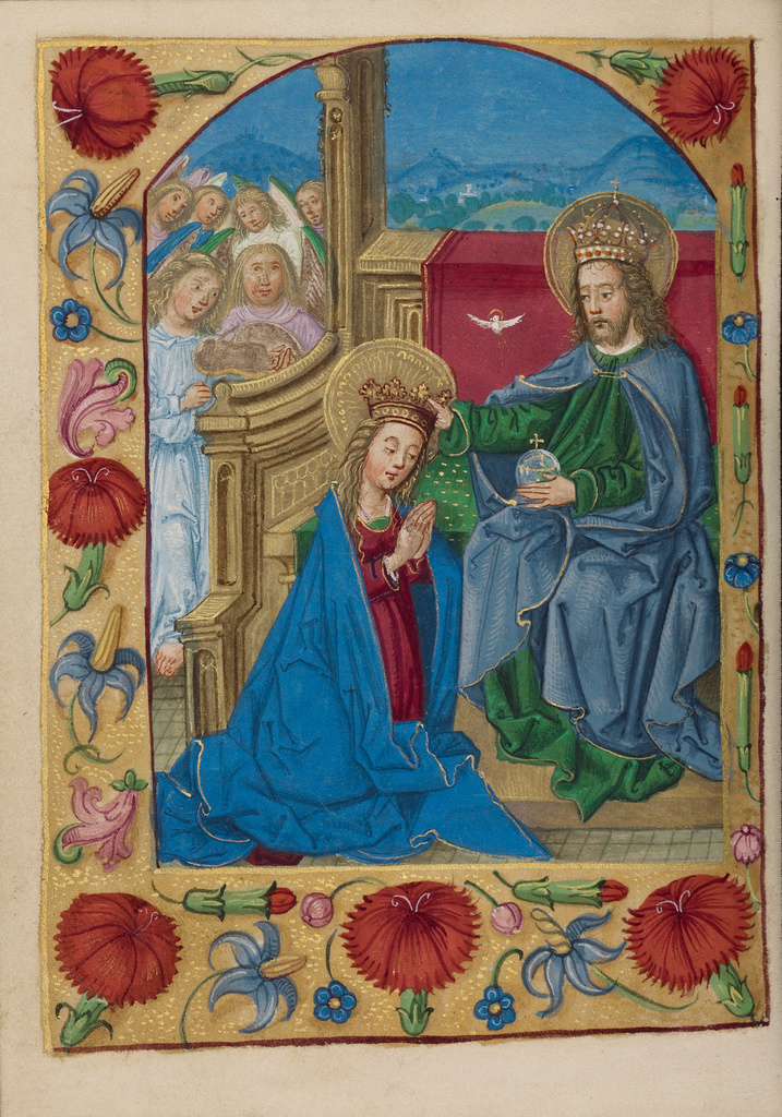 Book of Hours; Unknown; early 16th century; Tempera colors on parchment bound between pasteboard covered with crimson morocco; Leaf: 13.5 × 10.5 cm (5 5/16 × 4 1/8 in.); Ms. Ludwig IX 16 (83.ML.112); Rights Statement: No Copyright - United States Book of Hours; Unknown; early 16th century; Tempera colors on parchment bound between pasteboard covered with crimson morocco; Leaf: 13.5 × 10.5 cm (5 5/16 × 4 1/8 in.); Ms. Ludwig IX 16 (83.ML.112); Rights Statement: No Copyright - United States