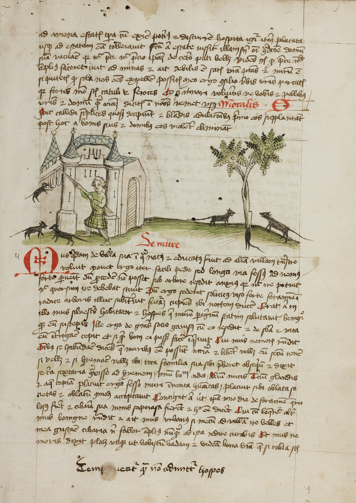 A Man Chasing Mice Away from his House (Getty Museum)