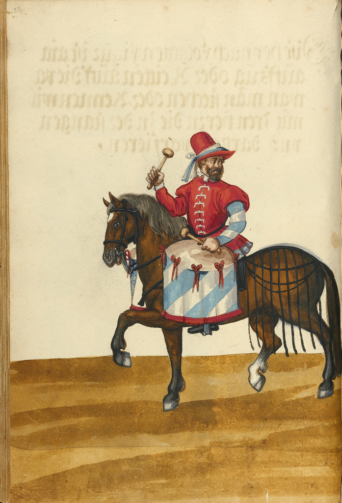 A Horseman with a Drum (Getty Museum)