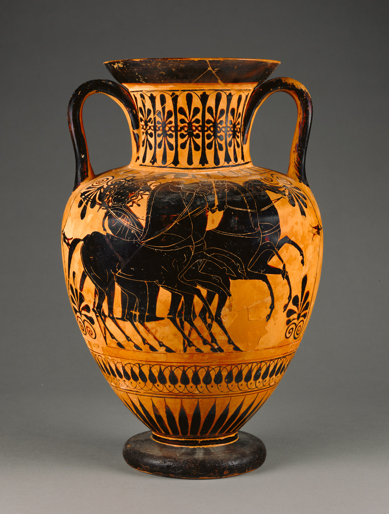 Attic BlackFigure Amphora (Getty Museum)