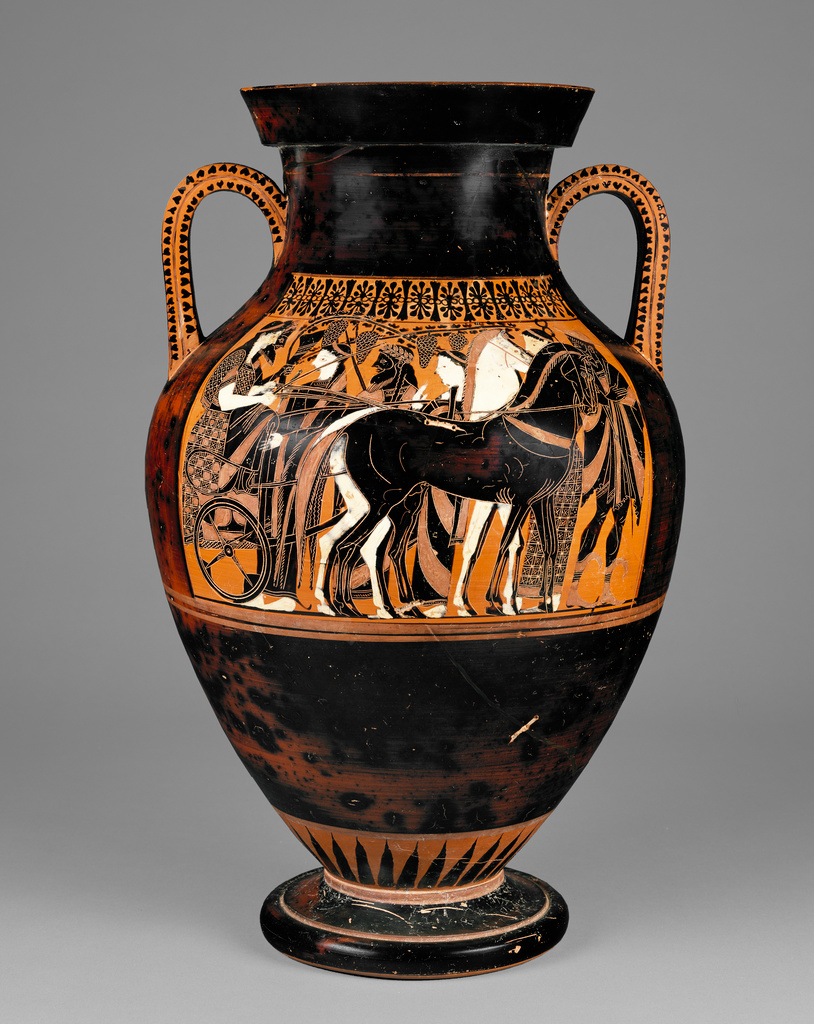 Attic BlackFigure Amphora (Getty Museum)