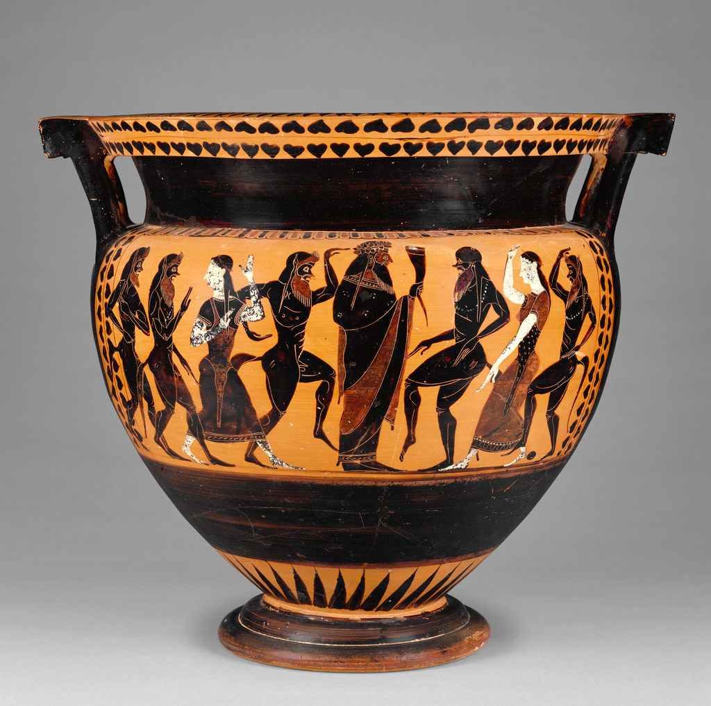 Attic BlackFigure Column Krater (Getty Museum)