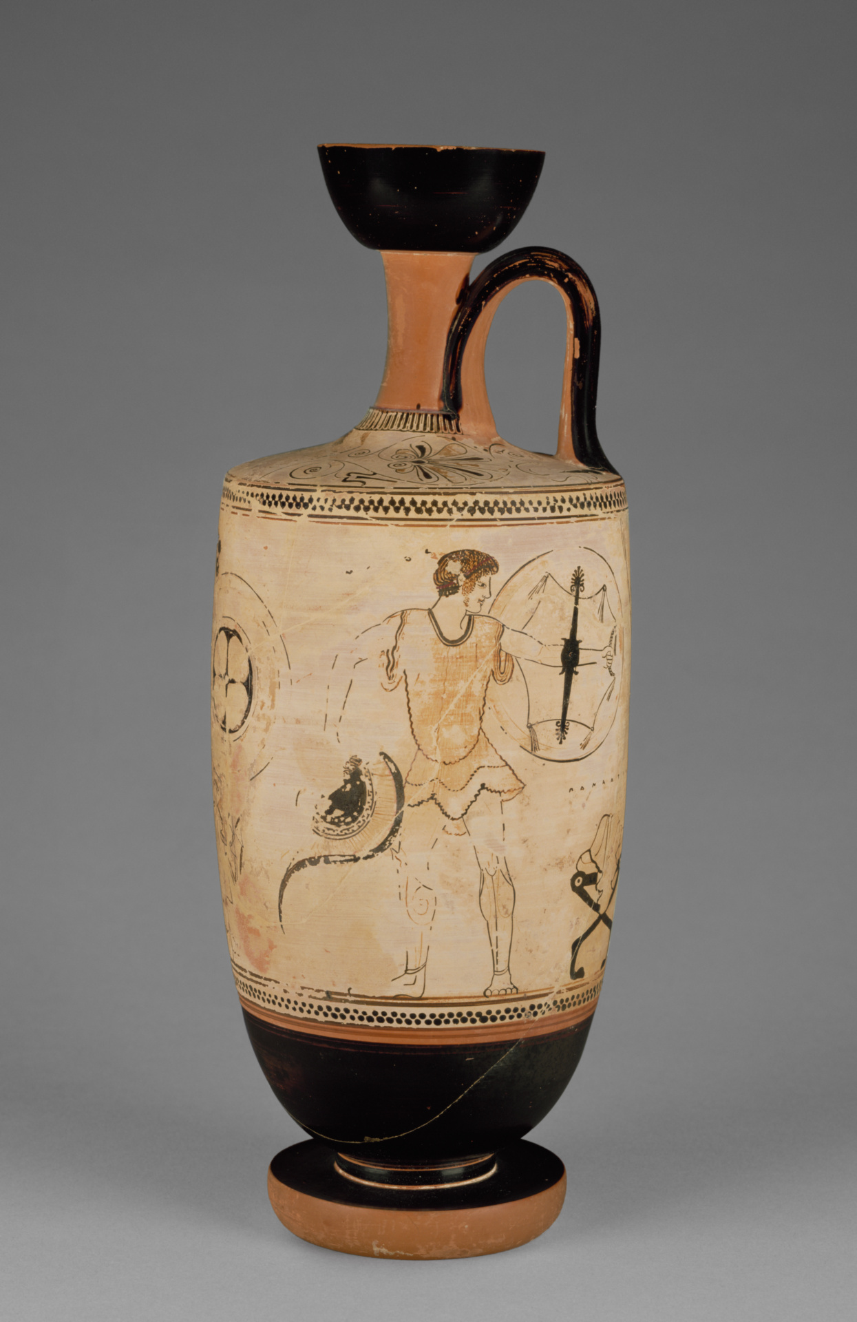 Attic White Ground Lekythos Getty Museum