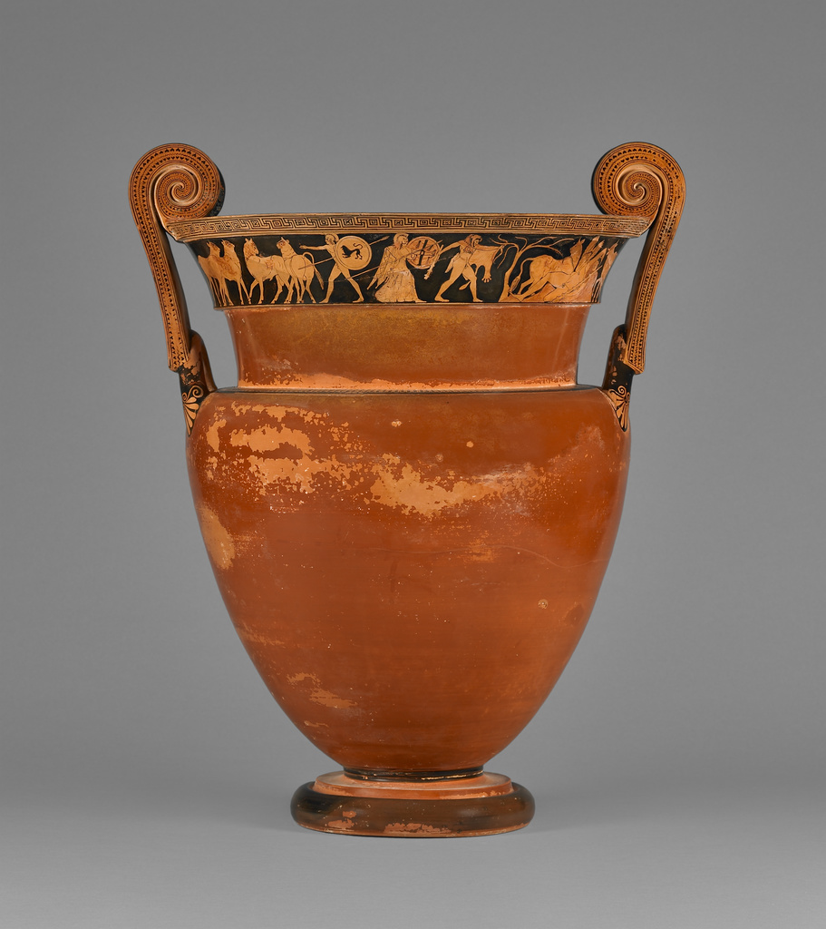 Attic Red Figure Volute Krater Getty Museum