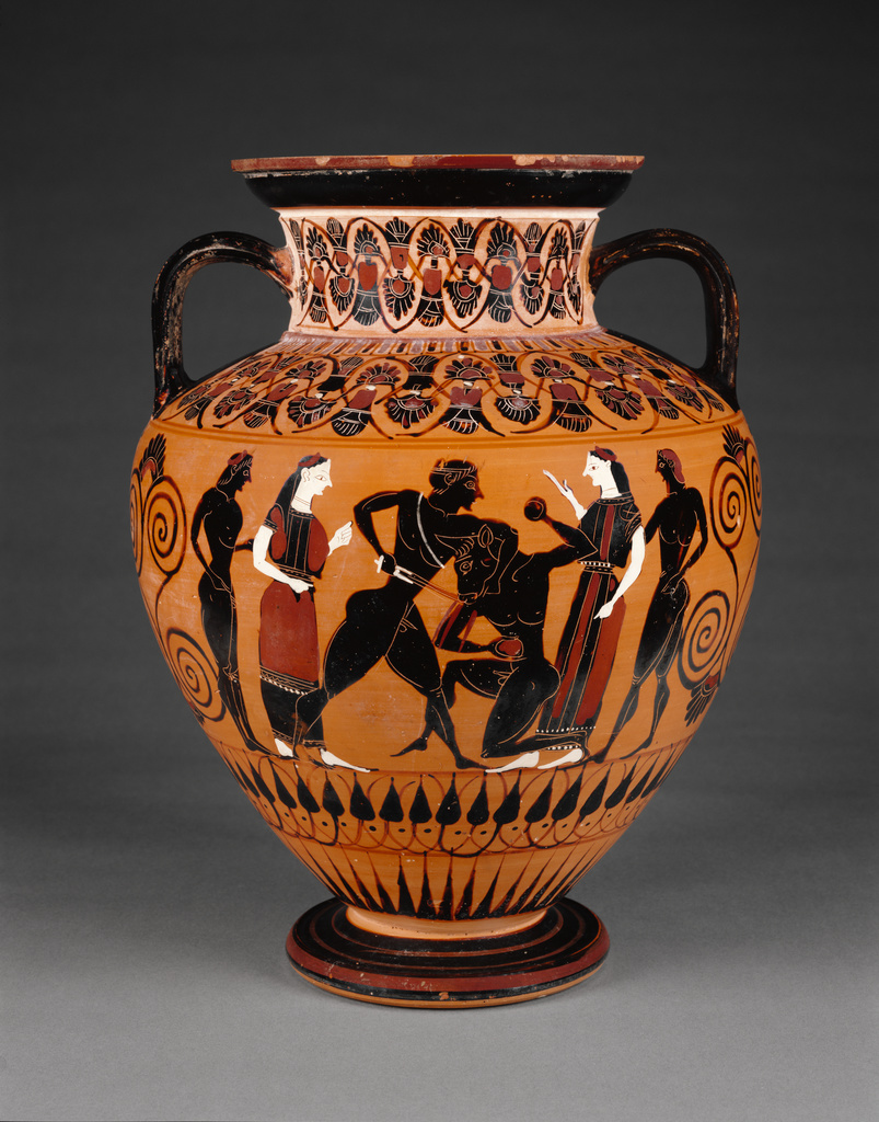 Attic BlackFigure Neck Amphora (Getty Museum)