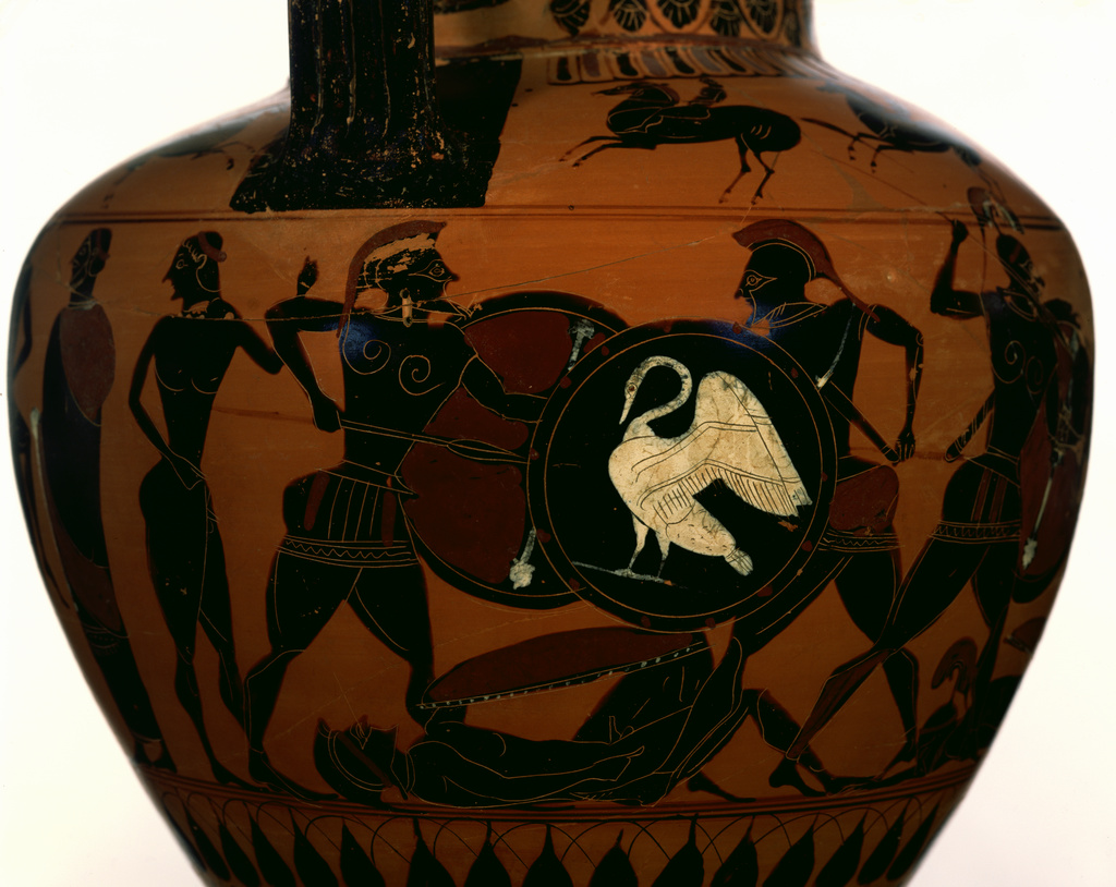 Attic Black Figure Neck Amphora Getty Museum