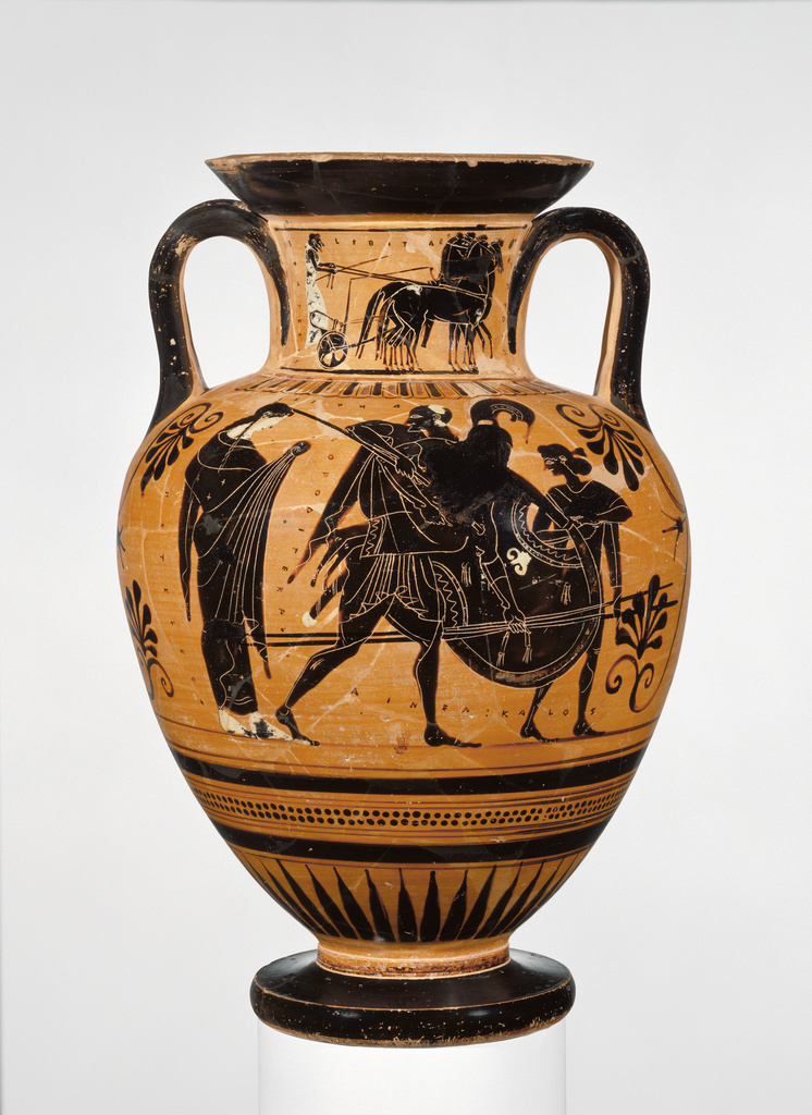 Attic BlackFigure Neck Amphora (Getty Museum)