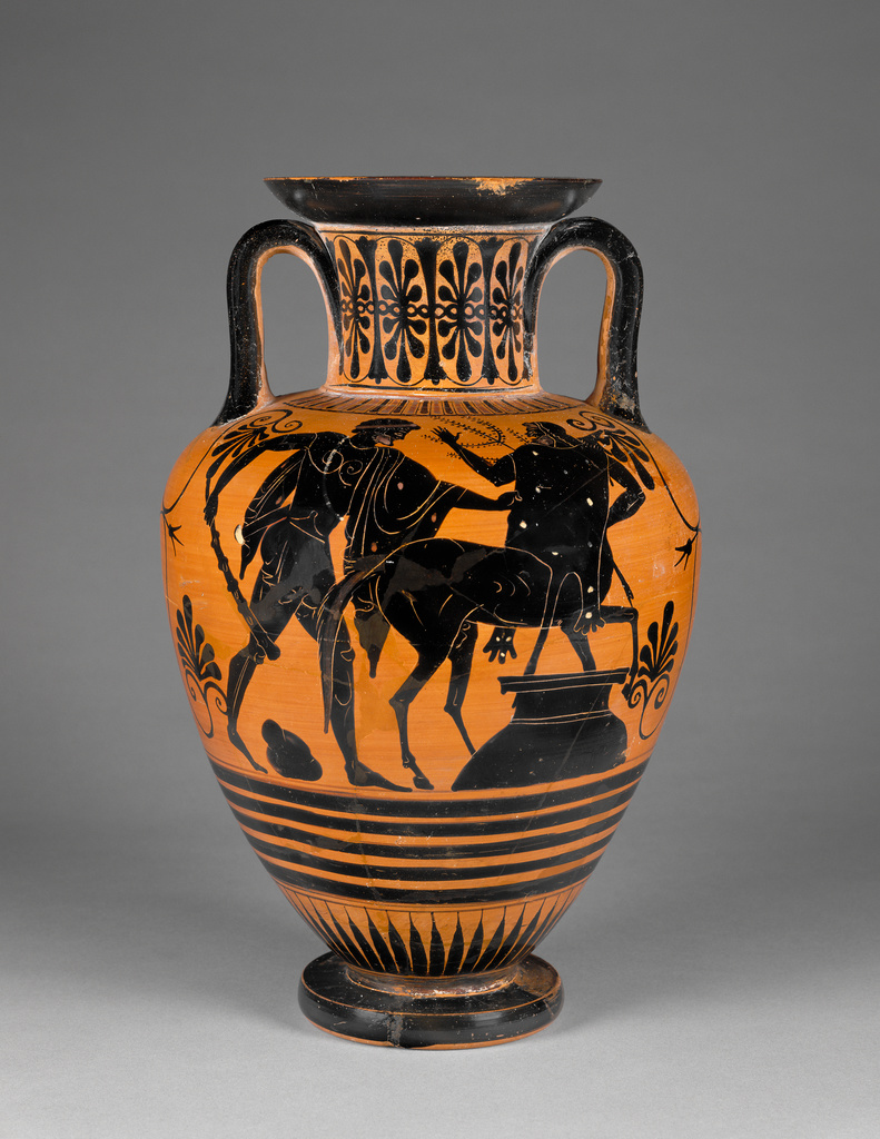 Attic BlackFigure Neck Amphora (Getty Museum)