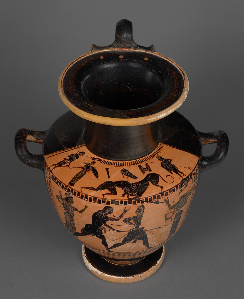 Attic BlackFigure Hydria (Getty Museum)