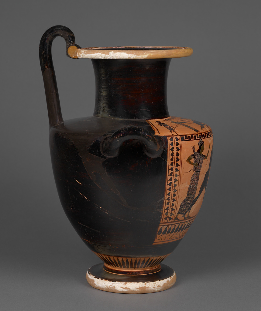 Attic BlackFigure Hydria (Getty Museum)