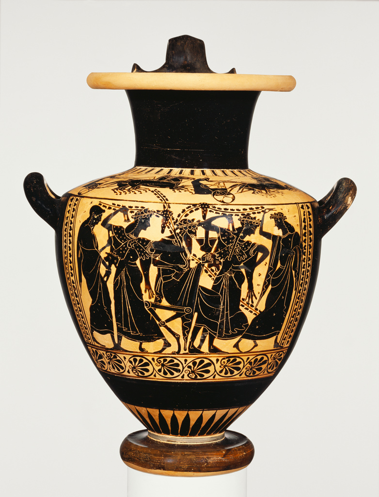 Attic BlackFigure Hydria (Getty Museum)