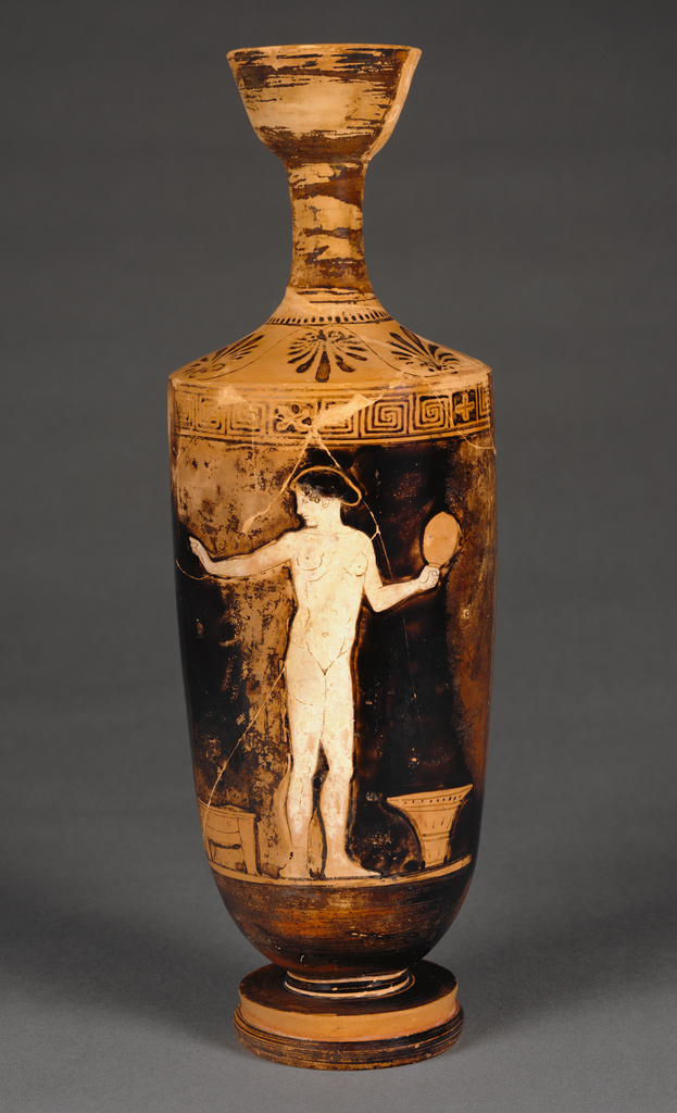 Attic Red Figure Lekythos Getty Museum