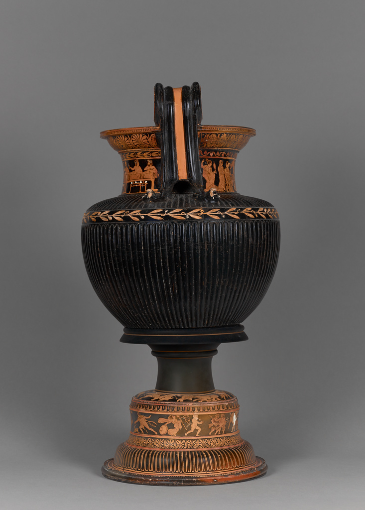 Attic RedFigure Dinoid Volute Krater and Stand (Getty Museum)
