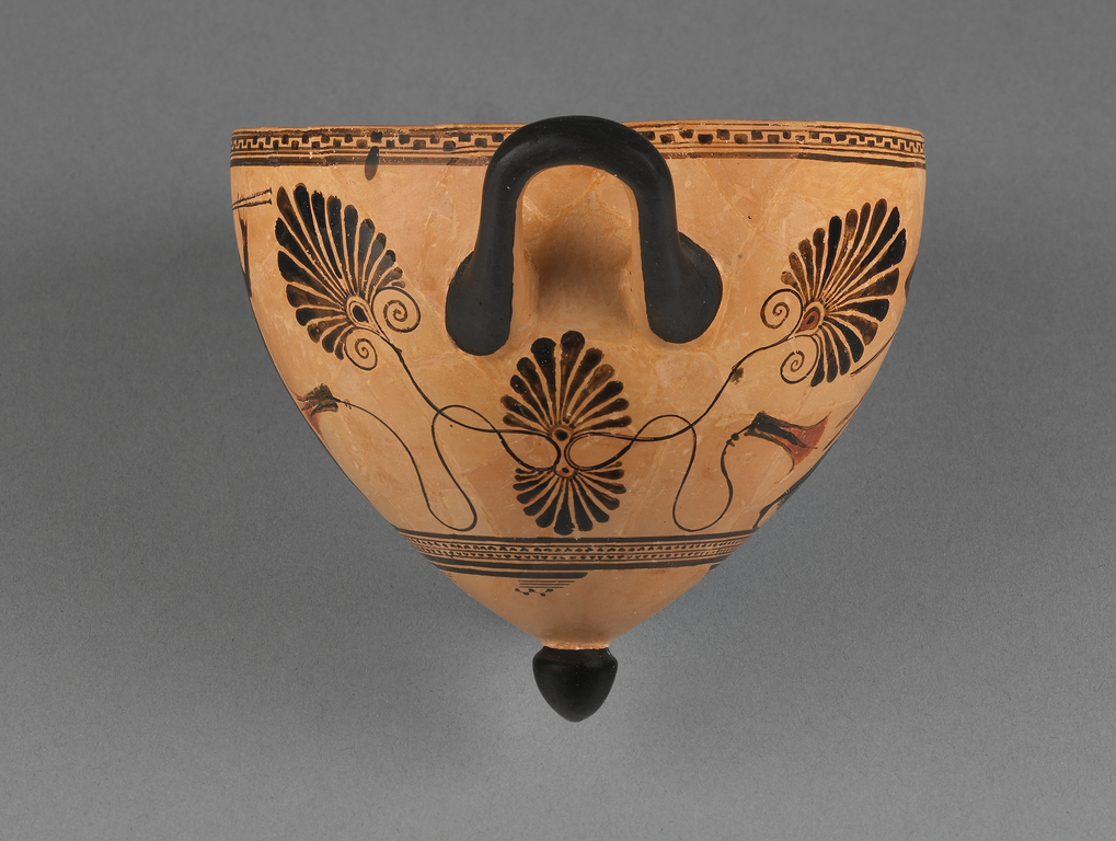 Attic BlackFigure Mastos (Getty Museum)