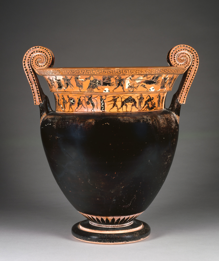 Attic BlackFigure Volute Krater (Getty Museum)