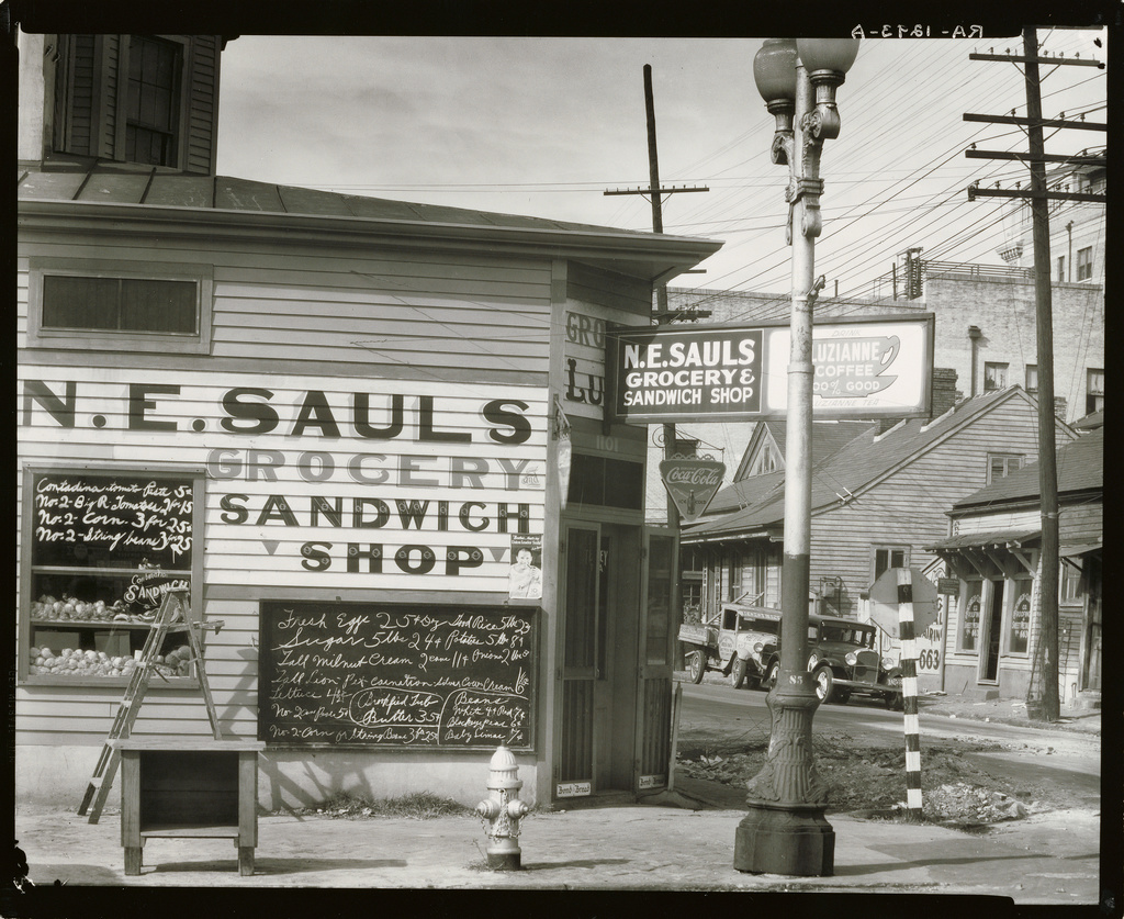 Street Scene, New Orleans, Louisiana (Getty Museum)