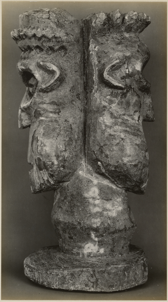 Janus Head. Cameroon. / Janus Mask. (Getty Museum)