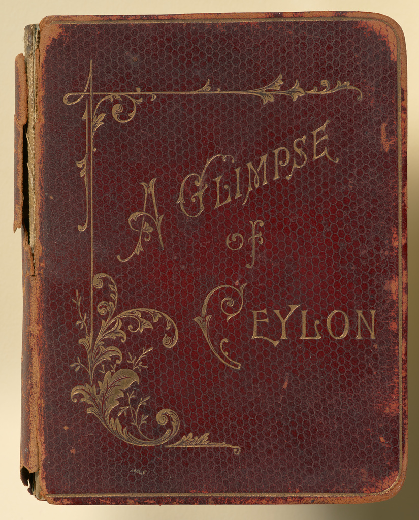 A Glimpse of Ceylon; Henry W. Cave (English, 1854 - 1913); about 1890; Photogravure; Closed: 13.4 × 10.4 × 1.4 cm (5 1/4 × 4 1/8 × 9/16 in.); 84.XB.759.2; Rights Statement: No Copyright - United States A Glimpse of Ceylon; Henry W. Cave (English, 1854 - 1913); about 1890; Photogravure; Closed: 13.4 × 10.4 × 1.4 cm (5 1/4 × 4 1/8 × 9/16 in.); 84.XB.759.2; Rights Statement: No Copyright - United States