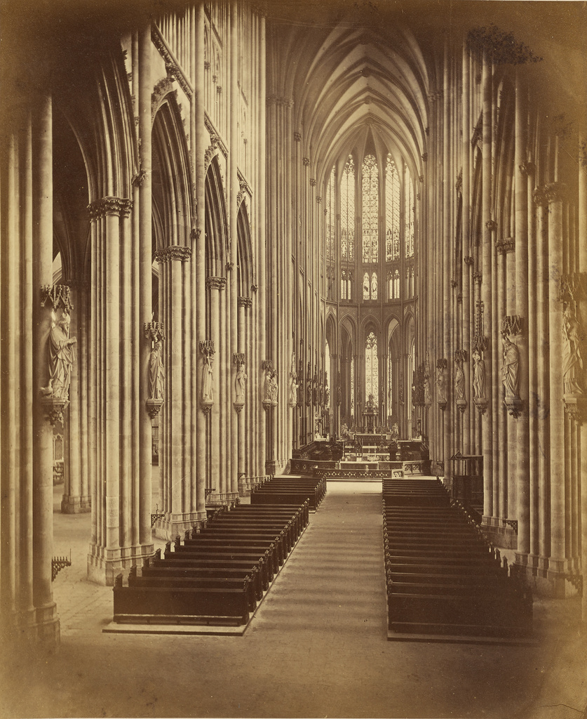Interior Of Nave Cologne Cathedral Getty Museum