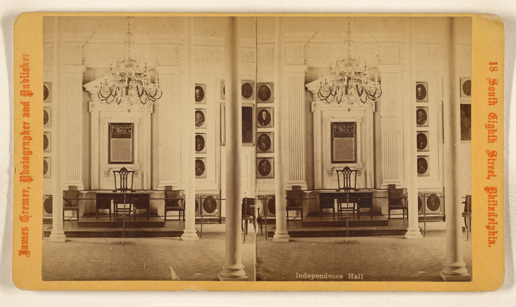 Independence Hall Interior Getty Museum