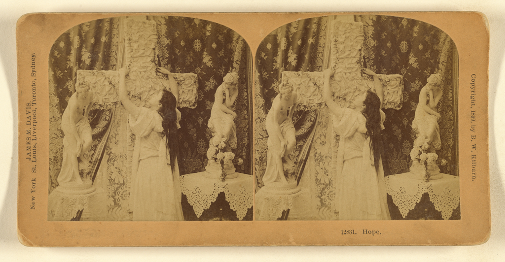 Hope.; Benjamin West Kilburn (American, 1827 - 1909); 1899; Albumen silver print; 84.XC.979.5103; Gift of Weston J. and Mary M. Naef No description of this image is available.